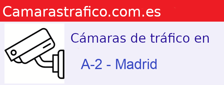 Cámaras dgt en la A-2 en la provincia de Madrid